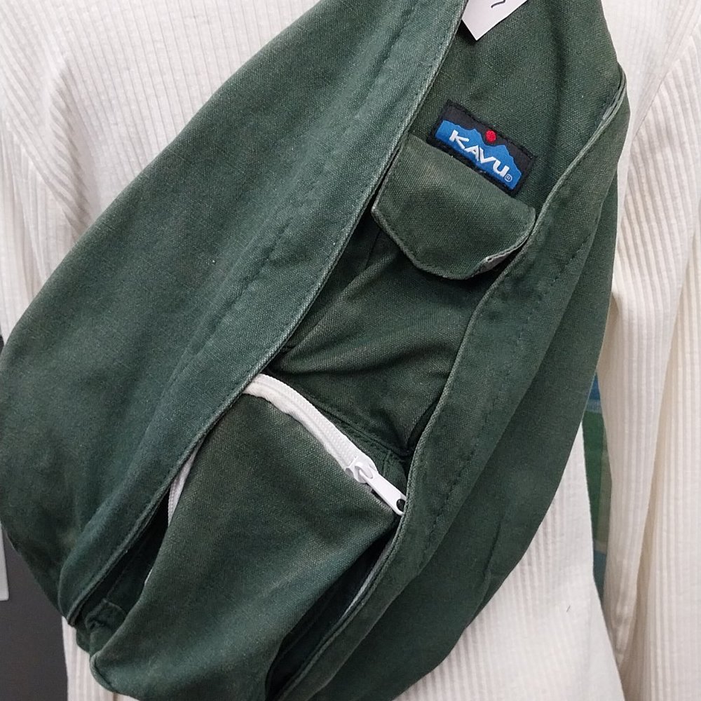 2647 Dark Green KAVU Sling Bag